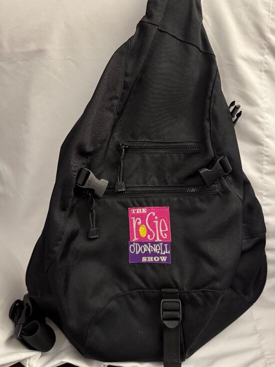 Vintage Rosie O\'Donnell Show GAP Sling Backpack Promo Bag 90s TV Rare main image 4